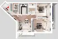 2 room apartment 78 m² Kaliningrad, Russia