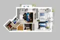 2 room apartment 65 m² Kaliningrad, Russia