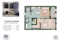 1 room apartment 67 m² Kaliningrad, Russia