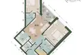 2 room apartment 87 m² Kaliningrad, Russia