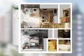 1 room apartment 62 m² Kaliningrad, Russia