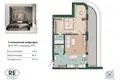 1 room apartment 59 m² Kaliningrad, Russia