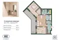2 room apartment 74 m² Kaliningrad, Russia