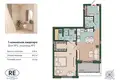 1 room apartment 63 m² Kaliningrad, Russia
