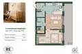 1 room apartment 51 m² Kaliningrad, Russia