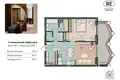 Apartment 62 m² Kaliningrad, Russia