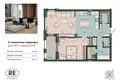 2 room apartment 68 m² Kaliningrad, Russia