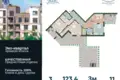 3 room apartment 123 m² Russia, Russia