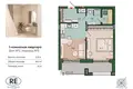 1 room apartment 47 m² Kaliningrad, Russia