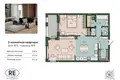 2 room apartment 67 m² Kaliningrad, Russia